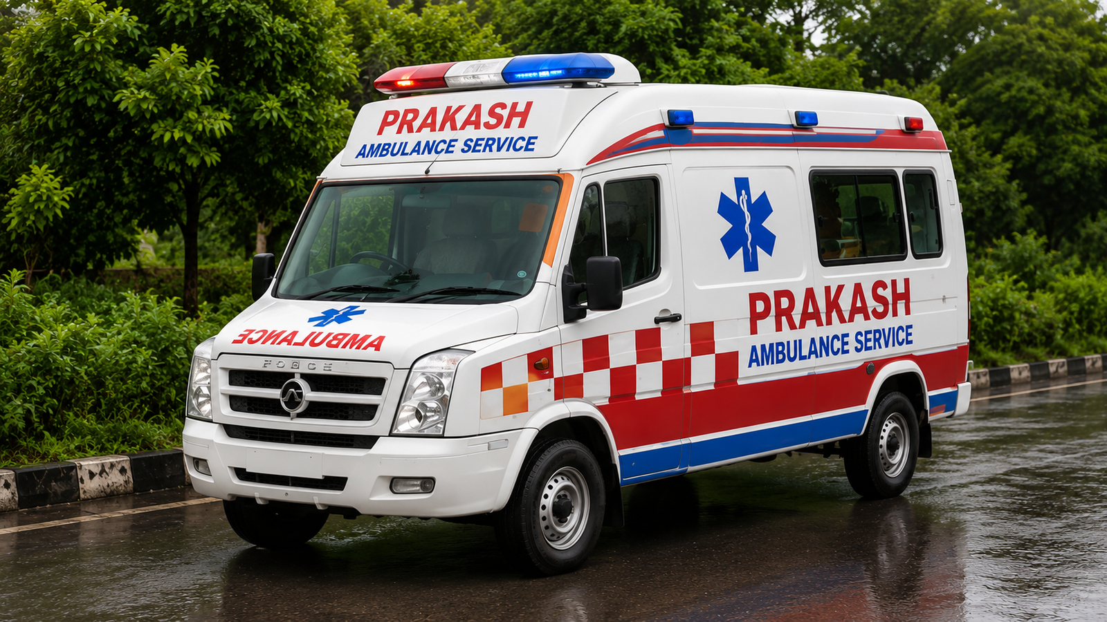 Ambulance for outstation transportation